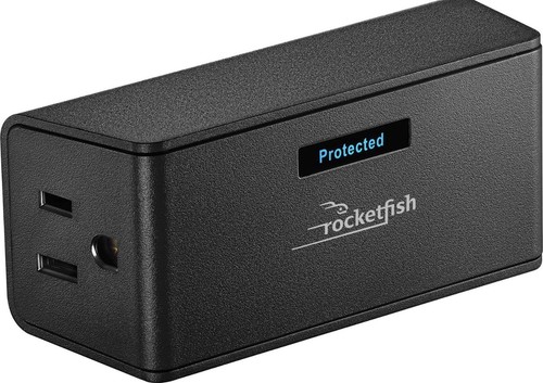 Rocketfish outlet wall - 2-outlet, tap