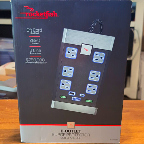 Rocketfish outlet surge - 6-outlet,